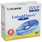 DVD-R médium FUJIFILM LabelFlash 4.7GB, 16x speed, balení 5 kusů v krabičce - -