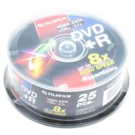 FUJIFILM 4.7GB, 8x speed, 25ks cakebox - DVD+R médium