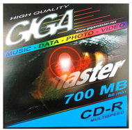CD-R médium GIGAMASTER 80min 700MB 52x v krabičce - -
