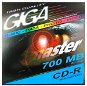CD-R médium GIGAMASTER 80min 700MB 52x v krabičce - -