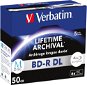 Média VERBATIM M-DISC BD-R DL 50GB, 6x, jewel case 5 ks - Média