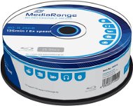 MediaRange BD-R (HTL) 25 GB, 25 ks cakebox - Médium