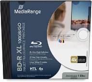 MEDIARANGE BD-R XL 100GB, 4x, printable, jewel case 1 ks - Medien