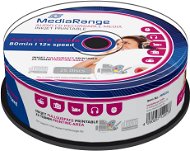MediaRange CD-R Audio Inkjet Full Surface Printable 25pcs cakebox - Media