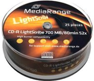  MediaRange CD-R Lightscribe 25 pcs cakebox  - Media