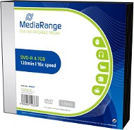 MediaRange DVD-R 5 ks v SLIM škatuľke - Médium