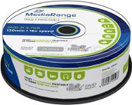 MediaRange DVD-R Inkjet Full Surface Printable 25pcs cakebox - Media