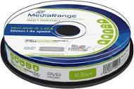 MediaRange 8 cm-es DVD-R Inkjet Printable Fullsurface 10p cakebox - Média