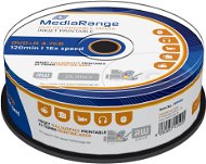 MediaRange DVD+R Inkjet Fullsurface Printable 25 ks CakeBox - Médium