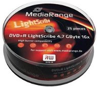 MediaRange DVD+R LightScribe 25ks cakebox - Médium