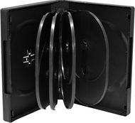 MEDIARANGE 10 DVD 33 mm černý - 3ks/bal - Obal na CD/DVD