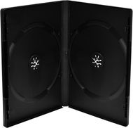 MEDIARANGE box: 2 DVD 14 mm, černý - karton 50 ks - Obal na CD/DVD
