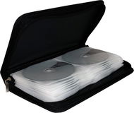 MEDIARANGE na 48 CD/DVD, zapínací, černé - Pouzdro na CD/DVD