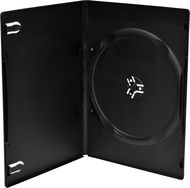 MEDIARANGE Box: 1 DVD 7 mm slim schwarz - Karton 100 Stück - CD-Hülle