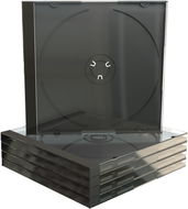 MediaRange box: 1 CD 10,4 mm, 100 db, fekete - CD/DVD tok