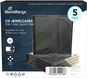 MEDIARANGE 1 CD 10.4 mm černý - 5ks/bal - Obal na CD/DVD