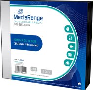 MediaRange DVD+R Double Layer - 5db - SLIM dobozos kiszerelés - Média