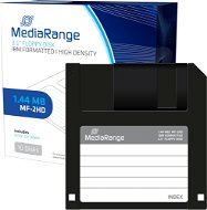 MediaRange 3.5 "/1.44MB, Paket 10 Stück, Kunststoff. - Diskette