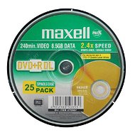 Maxell DVD+R Double Layer 16x 25ks - Médium