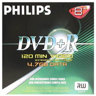 DVD+R médium PHILIPS 4.7GB, 8x speed, balení v krabičce - -