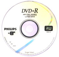 DVD+R médium PHILIPS 4.7GB, 8x speed, balení 25 kusů cakebox - -