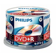 DVD+R médium PHILIPS 4.7GB, 16x speed, balení 50 kusů cakebox - -