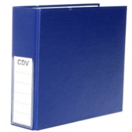 QCP Pořadač na CD/DVD malý, modrý (blue) - Zakladač na CD a DVD