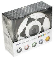 CD-R médium BenQ Football DataGuard 52x slim krabička 10ks - -
