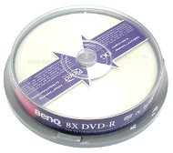 DVD-R médium BenQ 4.7GB 8x 10ks cakebox - -