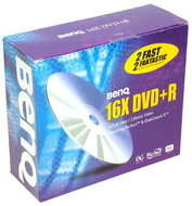DVD+R médium BenQ 4.7GB 16x 10ks slim krabicka - -
