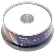 DVD+R médium BenQ Printable 4.7GB 8x 25ks cakebox - -