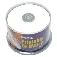 DVD+R médium BenQ Printable 4.7GB, 8x speed, balení 50ks cakebox - -