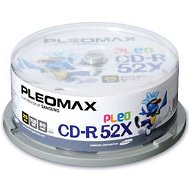 CD-R médium Samsung Pleomax 80m/700MB 52x, balení 25ks cakebox - -