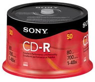 Sony CD-R 50 Stk cakebox - Medien