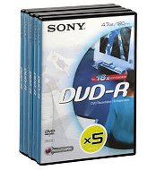 SONY DVD-R 5pcs in DVD box - Media