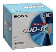 SONY DVD-R 10pcs in Jewel Case - Media