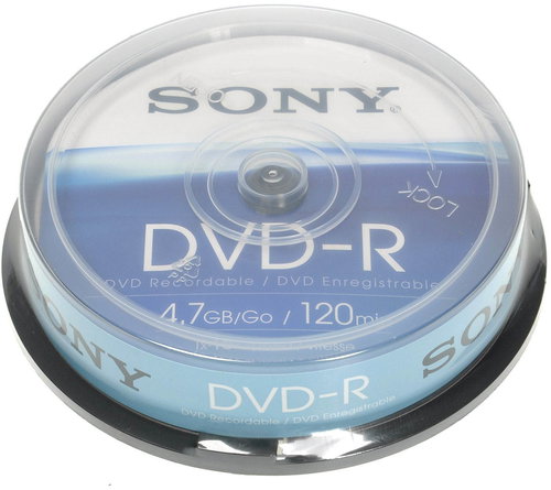 SONY DVD-R 10pcs cakebox - Media - Main image