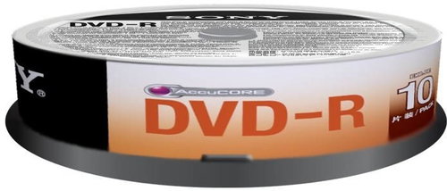 Sony DVD-R 10pcs cakebox - Media - Main image