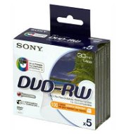 DVD-RW médium Sony 8cm 5ks v krabičce - -
