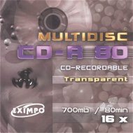 CD-R médium MULTIDISC 80minut TRANSPARENT