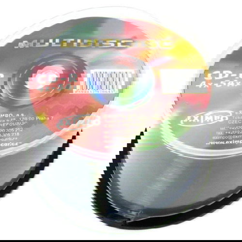 CD-R médium MULTIDISC 80minut 54x, balení 50 kusů cakebox - - - Main image