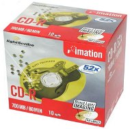 CD-R médium IMATION LightScribe 80m/700MB 52x 10ks box - -