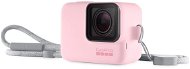 GoPro Sleeve + Lanyard (rózsaszín szilikon tok) - Kameratok