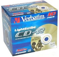 Verbatim CD-R DataLifePLUS Super AZO 52x, LightScribe 10ks v kabičce - Médium