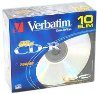 Verbatim CD-R DataLife 48x, 10pcs in SLIM box - Media