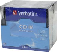 Verbatim CD-R DataLife 48x, 20ks v SLIM krabičce - Médium