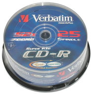 CD-R médium Verbatim DataLife Protection 80m/700MB 48x balení 25ks cakebox - -