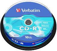 Verbatim CD-R DataLife Protection 52x, 10pcs cakebox - Media