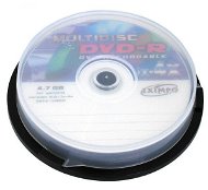 DVD-R médium MULTIDISC 4.7GB, 4x speed, v2.0, balení 10ks cakebox - -