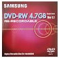 DVD-RW médium Samsung 4,7GB 2x speed
